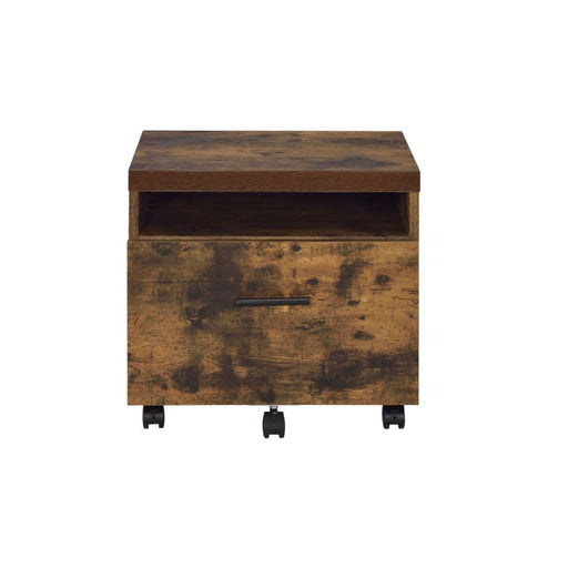 Bob - File Cabinet - Weathered Oak & Black Sacramento Furniture Store Furniture store in Sacramento