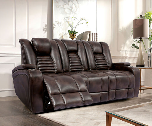 Abrielle - Dual Power Sofa - Dark Brown Sacramento Furniture Store Furniture store in Sacramento