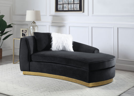 Achelle - Chaise - Black Velvet Sacramento Furniture Store Furniture store in Sacramento