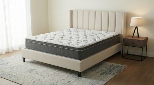 Sommet 13-inch Queen Bamboo Euro Top Memory Foam Hybrid Mattress