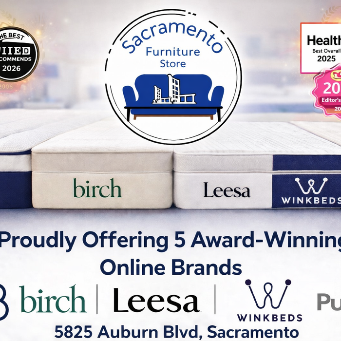 Testing online mattress brands in person at a Sacramento mattress showroom