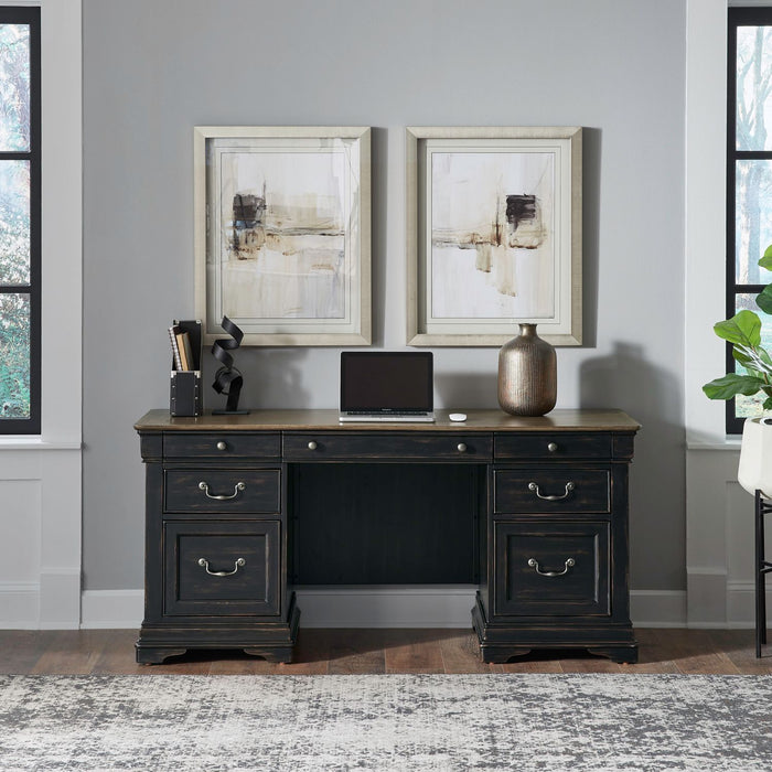 Meritage - Jr Executive Credenza - Black