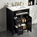 Freestanding Bathroom Vanity With Sink, Soft Close Door, Tip Out Drawer