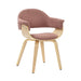 Adalyn - Dining Room Accent Chair With Sculpted Wood Frame