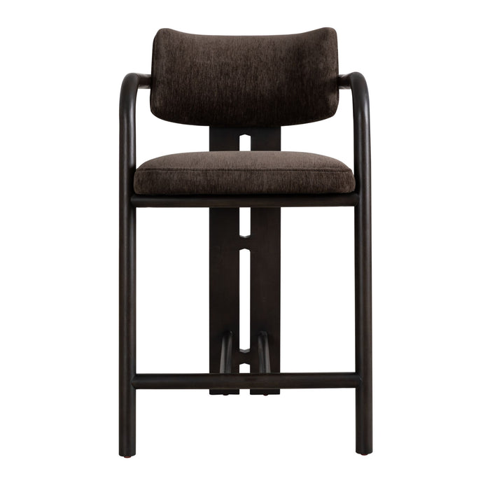Aaliyah - 26" Counter Height Barstool - Brown / Espresso