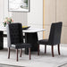 Sophisticated Tufted Dining Chair With High Back Design