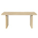 Rectangular Indoor Dining Table - Natural