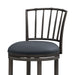 Vince - Commercial Grade Steel Frame Faux Leather Upholstered Swivel Counter Height Barstool