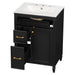 Freestanding Bathroom Vanity With Sink, Soft Close Door, Tip Out Drawer