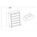 Callisie - Chest With 5 Drawers - Brown