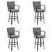 Arnauld - 30" Outdoor Patio Swivel Bar Stool Set
