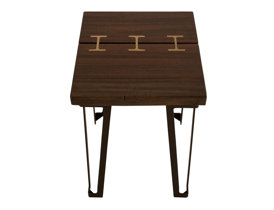 Walnut - Chairside Table - Walnut Brown