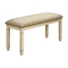 Upholstered Bench With Solid Legs