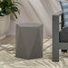 Side Table With Geometric Design