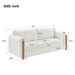 Modern 3 Seater Upholstered Couch Sofa For Living Room