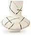 Brockford - Vase - Cream / Black / Brown