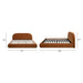 Archie Puffy Grounded - Upholstered Platform Bed