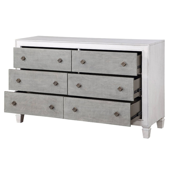 Katia - Dresser - Rustic Gray & Weathered White