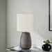 Lighting, Table Lamp, Ceramic, Contemporary - Gray / Cream