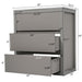 Freestanding Bathroom Vanity With Ceramic Sink, 2 Full Extension Drawers