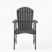 Outdoor Weather Resistant Acacia Wood Adirondack Dining Chairs (Set of 2)