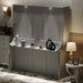 Murphy Bed With Desk, LED Lights And USB Charging Station
