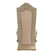 Vatican - Side Chair (Set of 2) - Synthetic Leather & Champagne Silver