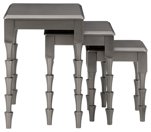 Larkendale - Metallic Gray - Accent Table Set (Set of 3) Sacramento Furniture Store Furniture store in Sacramento