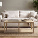 Ellis - Open Frame Coffee Table With Lower Shelf - Natural