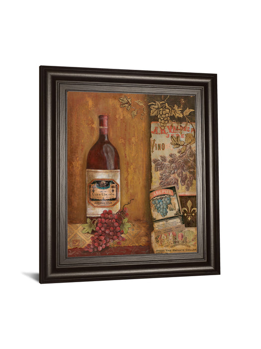 Vintage Red By Tava Studio - Framed Print Wall Art - Beige