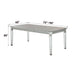 Varian - Dining Table - Mirrored & Antique Platinum