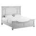 Queen Panel Bed - Gray - Wood