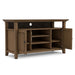 Amherst - TV Media Stand - Rustic Natural Aged Brown