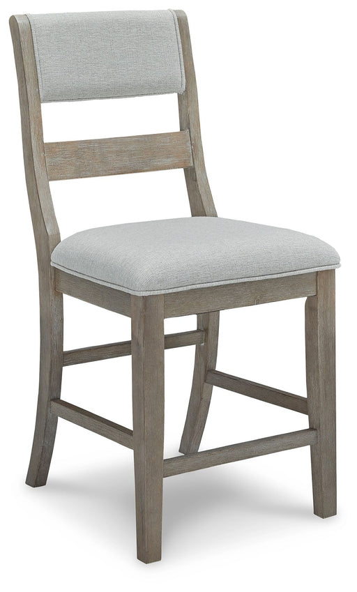 Moreshire - Bisque - Upholstered Barstool (Set of 2) Sacramento Furniture Store Furniture store in Sacramento