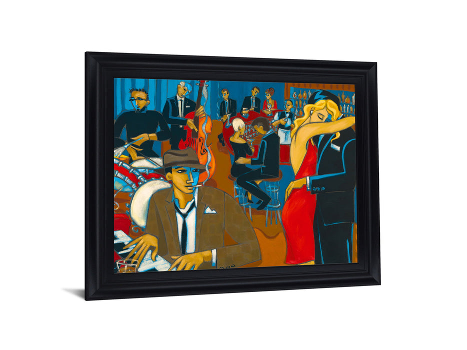 Jazz Lounge Serenade - 28" x 34" Framed Wall Art