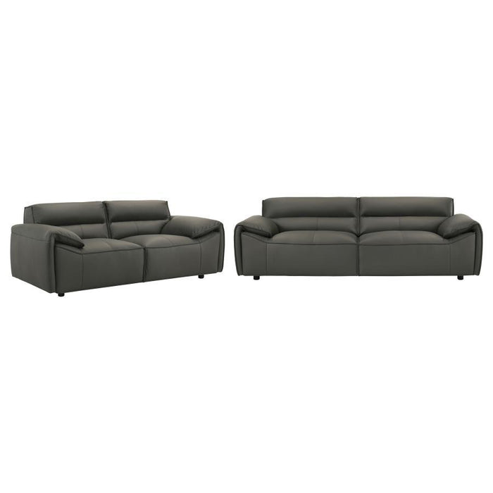 Buxton - Leather Upholstered Sofa Set