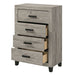 Mari - Chest - Light Gray Finish
