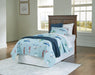 Danabrin - Twin Panel Headboard - Brown