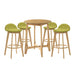 Vera - 5-Piece Wood Bar Set