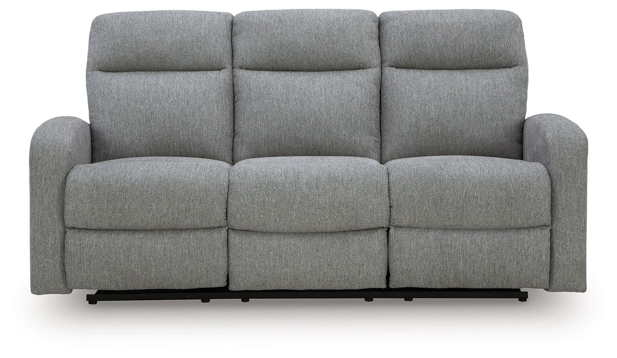 Gauntlet - 2 Pc. - Reclining Sofa And Loveseat - Sterling