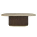 Clayten - Dining Table With Natural Marble Top