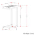 Skyler - C Side Handcrafted Table