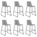 Shasta - 30" Outdoor Metal And Rope Stackable Barstool