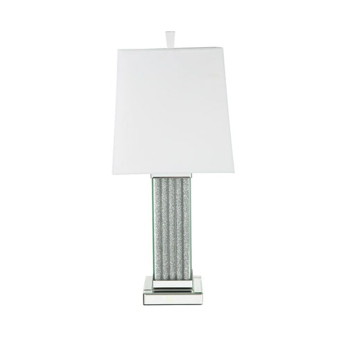 Noralie - Table Lamp - Mirrored & Faux Stones - 30" Sacramento Furniture Store Furniture store in Sacramento