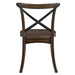 Kaelyn - Side Chair (Set of 2) - Dark Oak & Black Metal