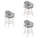 Rhodes - Outdoor Patio Swivel Counter Stool Set