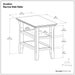 Acadian - Narrow Side Table, Handcrafted