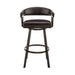 Bronson - Swivel Bar Stool - Java Brown Finish