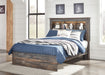 Drystan - Panel Bookcase Bed