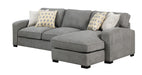 Right Side Facing Chaise Sectional - Gray - Wood